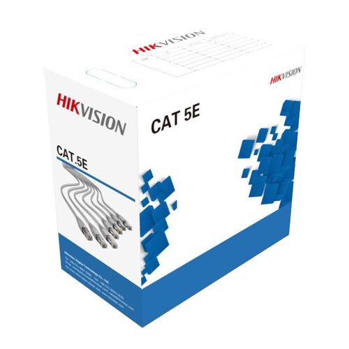 Cablu UTP cat5e 0.45mm, cupru integral, cutie 305 metri - HIKVISION - DS-1LN5E-EE